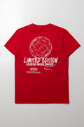 Printed T-Shirt Red (2)