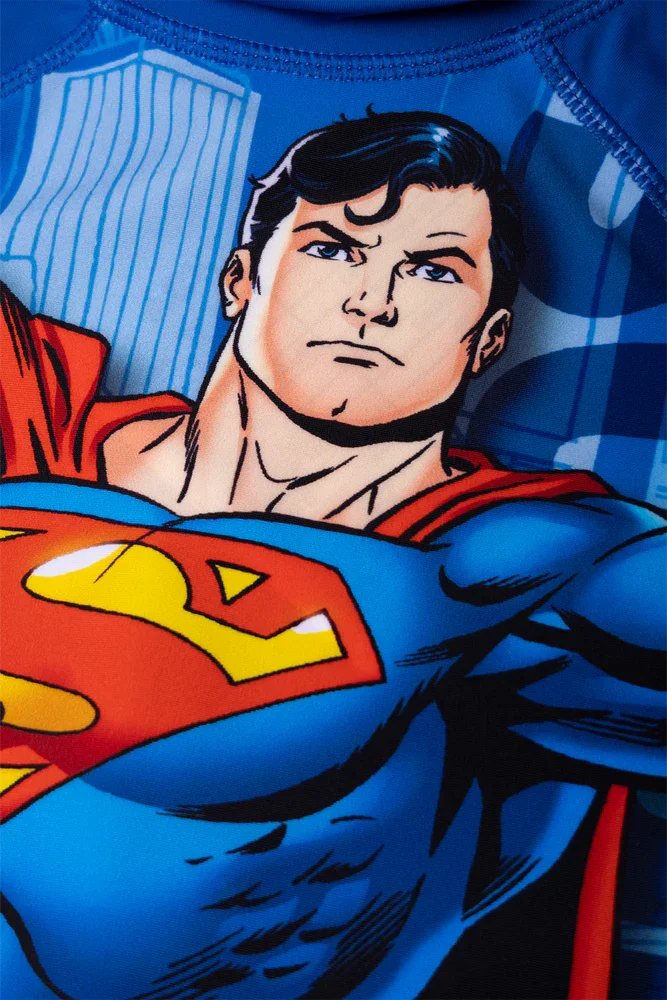 Superman Swimsuit Blue