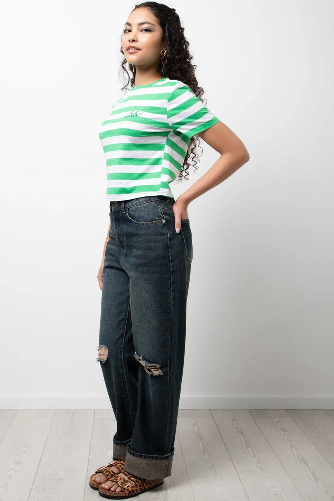 Stripe T-Shirt Green