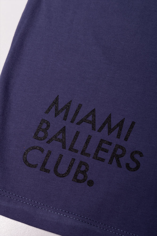 Basketball Short Sleeve T-Shirt Blue (2)