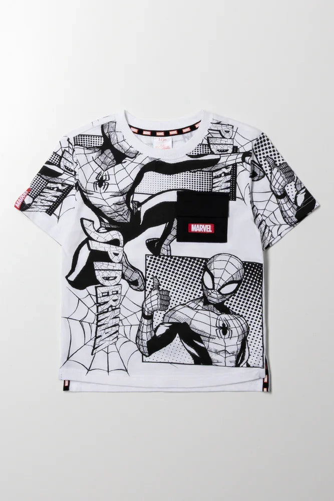 Spider-Man Pocket T-Shirt White