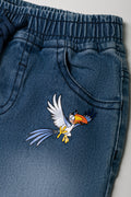 Lion King Denim Shorts Blue (2)