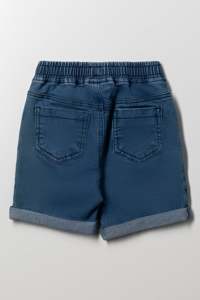Lion King Denim Shorts Blue (3)