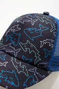 Shark Cap And Sunglasses Set Navy (1)
