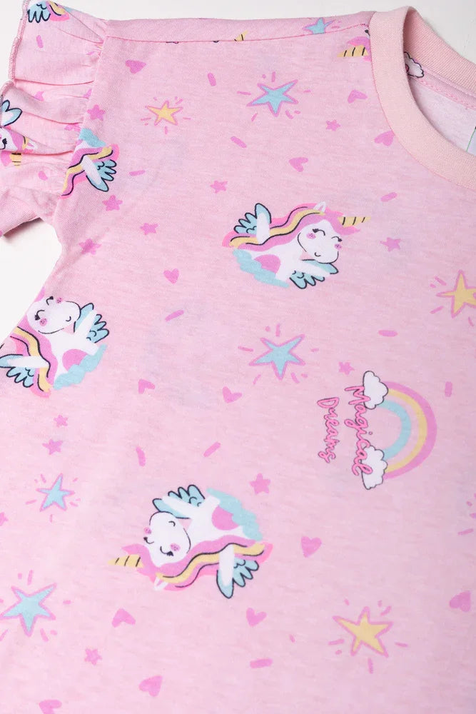 Unicorn  Sleepshirt Pink
