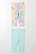 2 Pack Leggings Blue Multi
