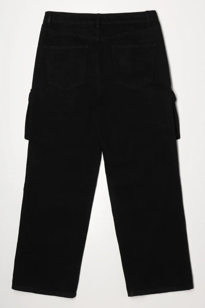 Cargo Denim Jeans Black (2)