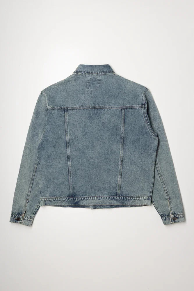 Boxy Denim Jacket Light Blue (2)