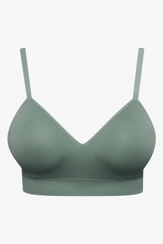 Seamfree Bralette Green