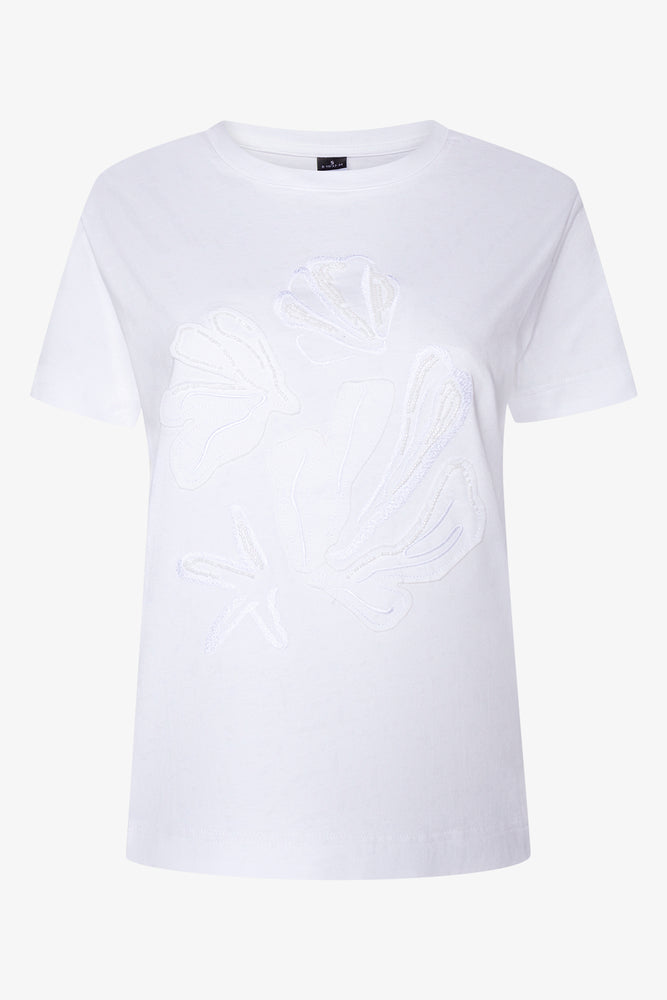 Crew Neck Short Sleeve T-Shirt White