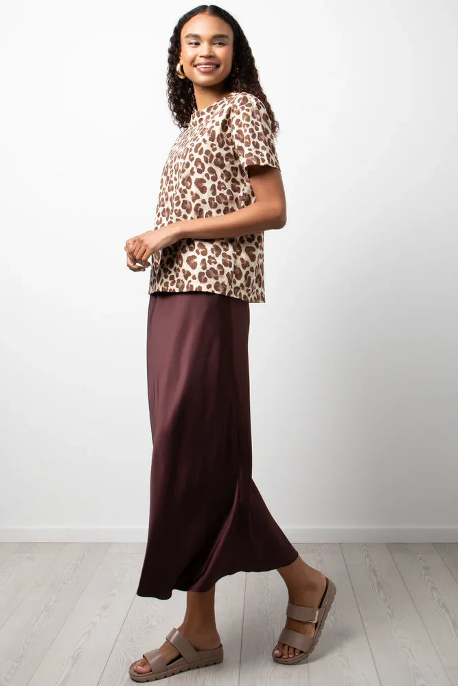 Leopard Short Sleeve T-Shirt Natural