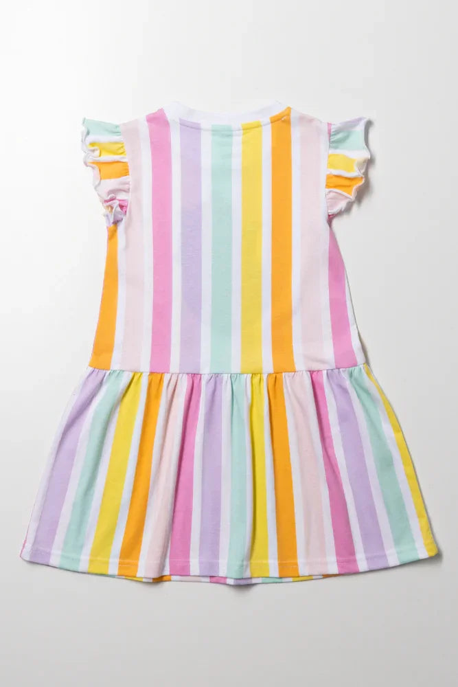 Gabby's Dollhouse Stripe Dress Multi (2)