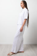 Ballerina Short Sleeve Shirt White (1)