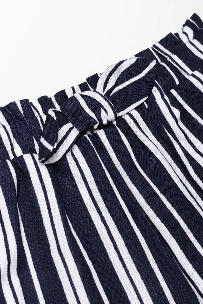 Stripe Shorts Navy
