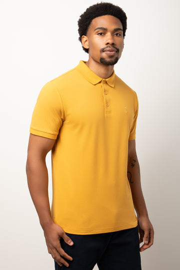 Short Sleeve Golfer Yellow