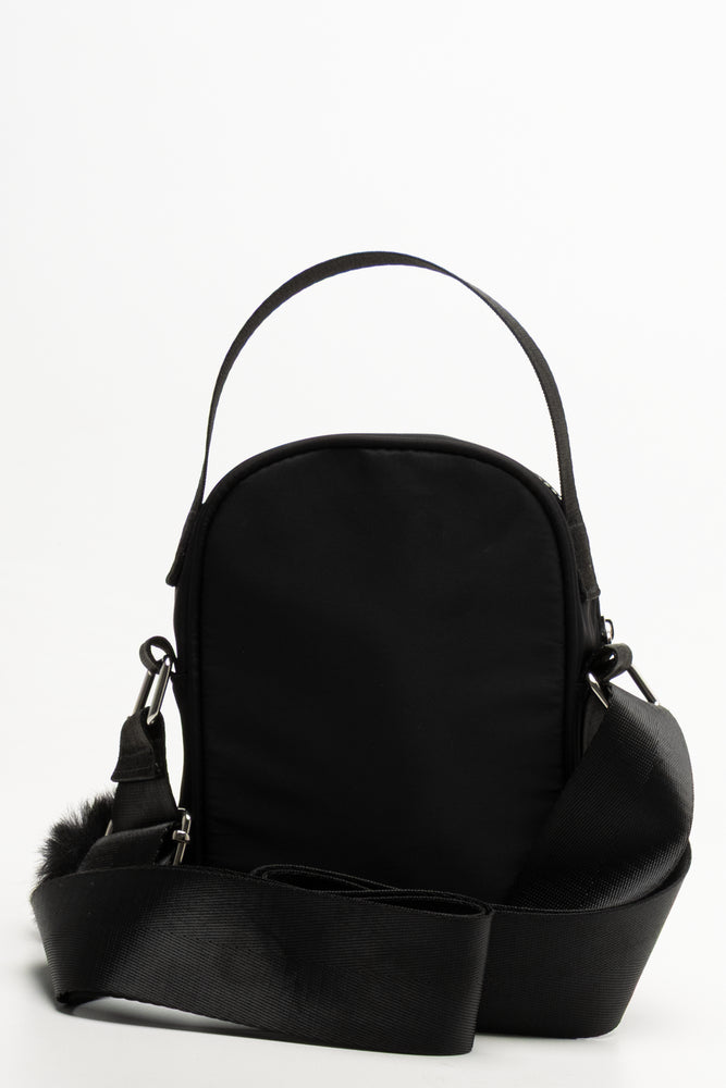 Pom Pom Sling Bag Black (2)