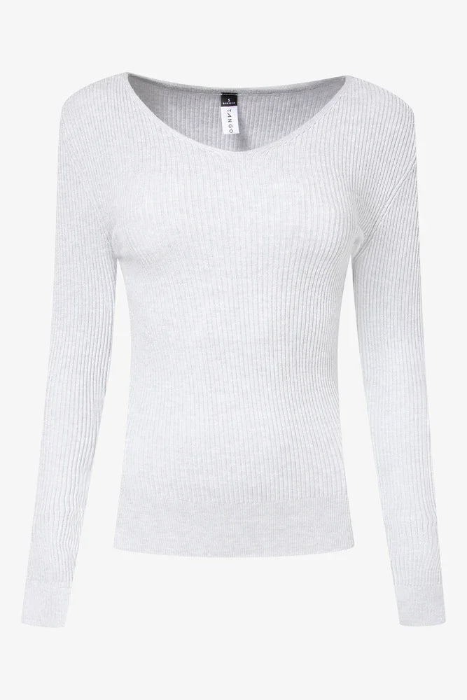 Rib Jersey Light Grey