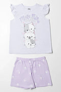 Snug  As A Pug Short Pyjamas Set Grey
