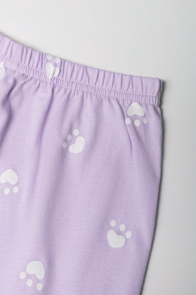 Snug  As A Pug Short Pyjamas Set Grey (2)
