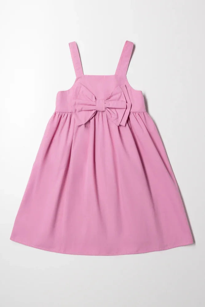 Bow Dress Pink Dresses Jumpsuits Ackermans – Dresses