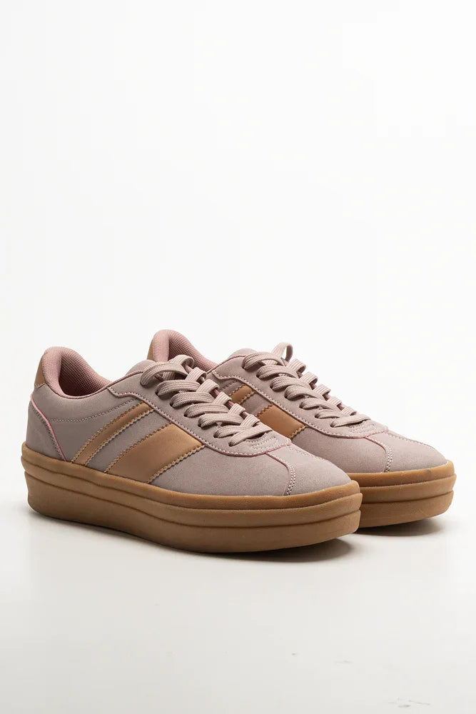 Platform Gum Sneakers Pink