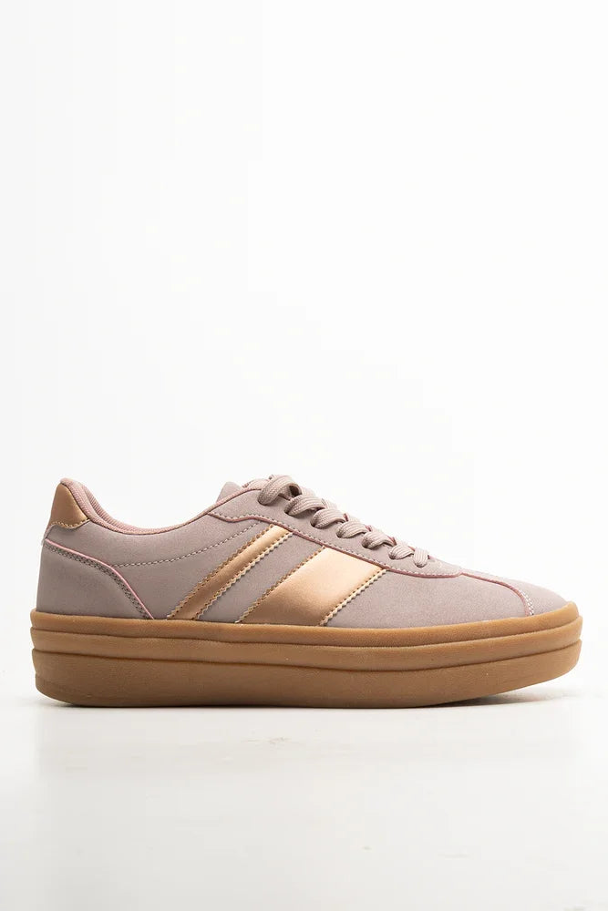 Platform Gum Sneakers Pink