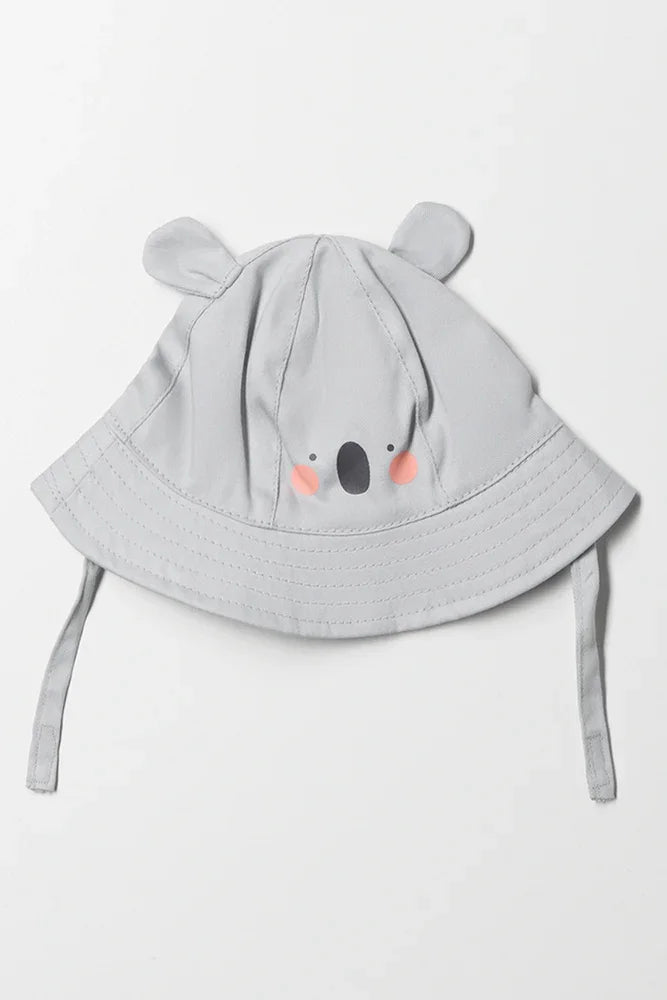 Koala Bucket Hat Grey