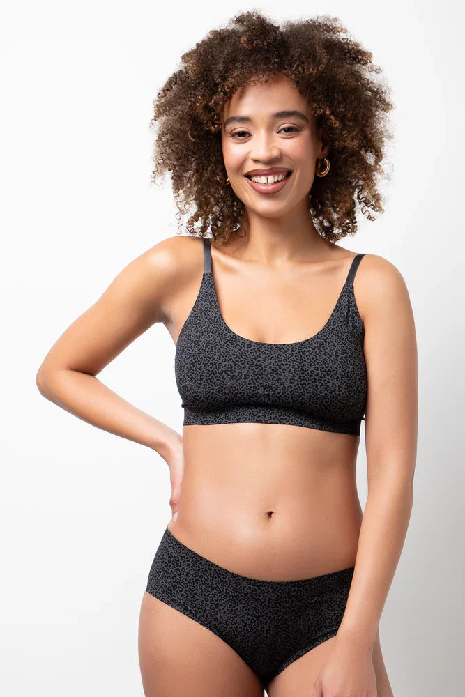 Animal Bonded Bralette Black