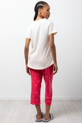 Good Night Capri Pyjamas Pink (2)