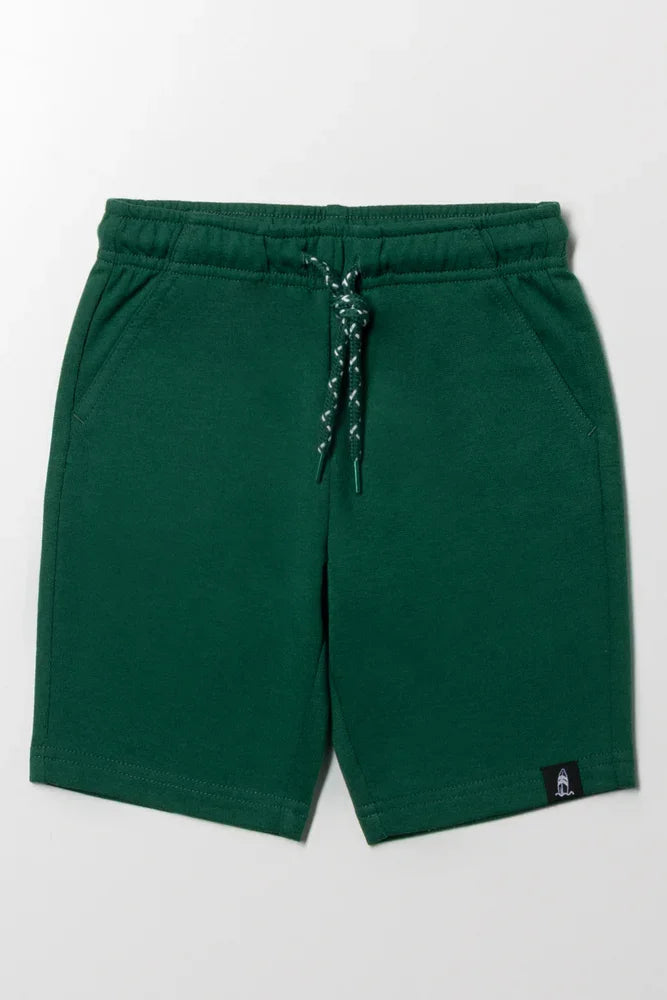 Knit Shorts Green