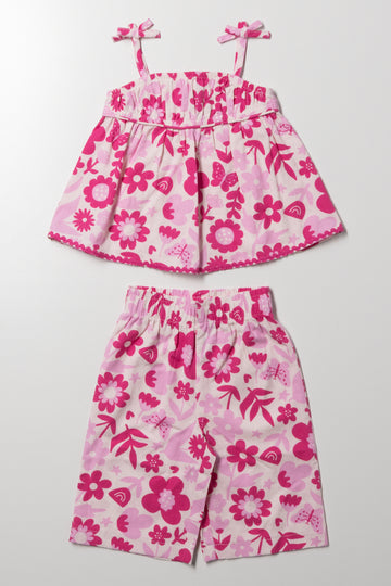 Floral Set Pink