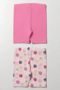 Gabby's Dollhouse 2 Pack Cycling Shorts Pink (2)