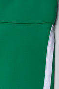Fold Over Waistband Cycle Shorts Green (1)