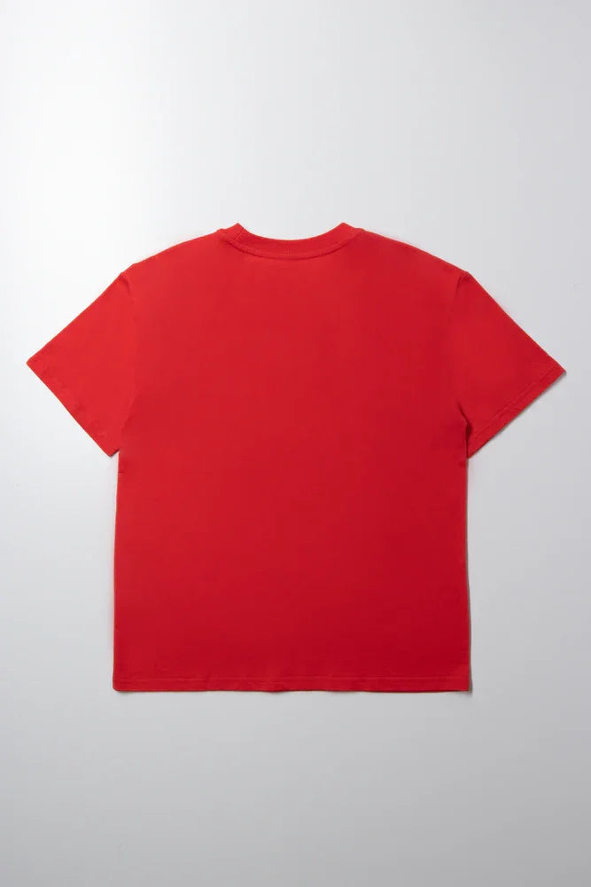 Oversized T-Shirt Red (2)