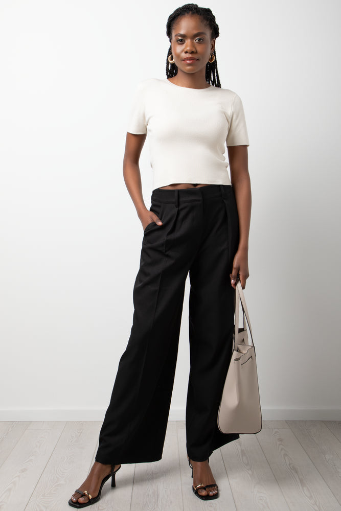 Wide Leg Pants Black