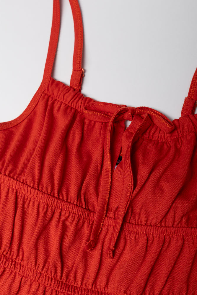 Strappy Dress Orange