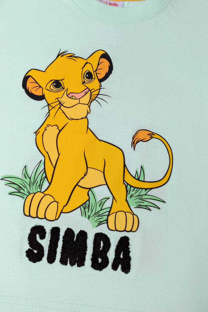 Lion King Short Sleeve T-Shirt Blue (1)