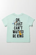 Lion King Short Sleeve T-Shirt Blue (2)
