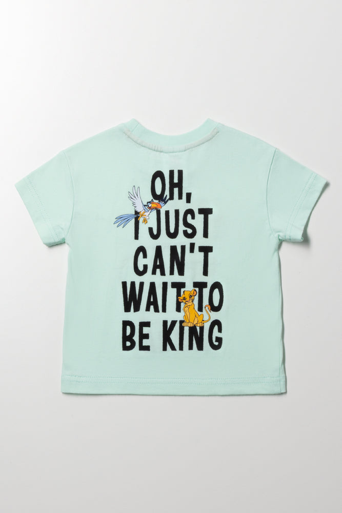Lion King Short Sleeve T-Shirt Blue (2)