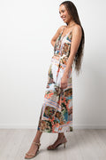 Strappy A-Line Maxi Dress Multi (1)