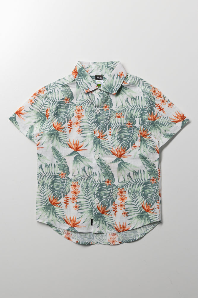 Tropical Print Shirt Multicolour