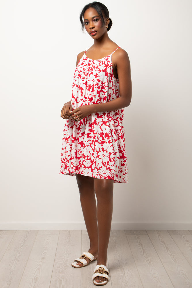 Strappy Dress Red