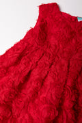 Rosette Dress Red (1)