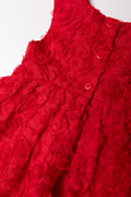 Rosette Dress Red (2)