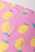 Lemon Printed Leggings Pink (1)