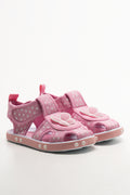 Butterfly Foxing Sandals Pink