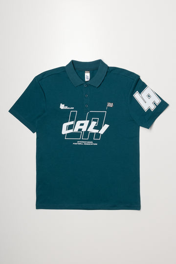 Oversized Short Sleeve Golfer Green