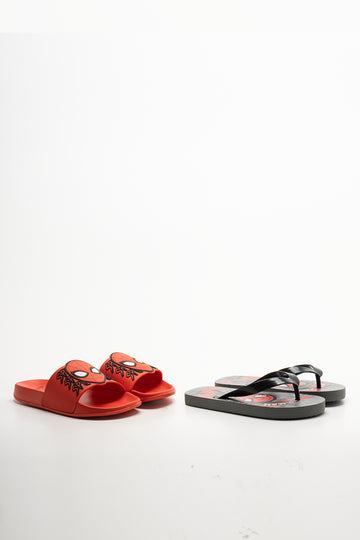 Spider-Man 2 Pack Sandals Red