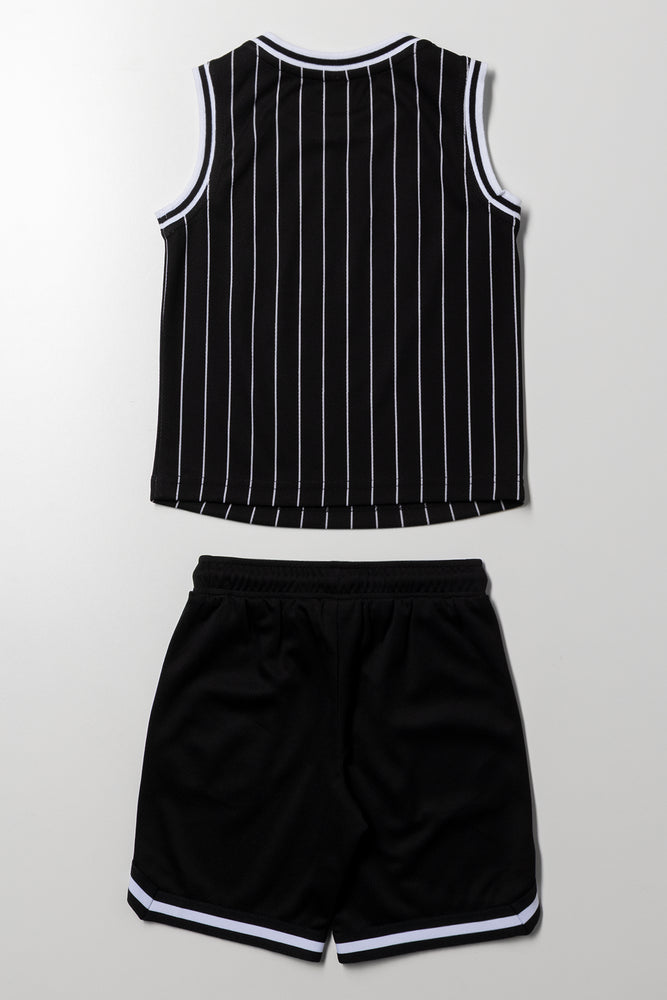 2 Piece Basketball Set Black (3)
