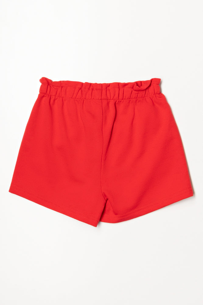 Minnie Mouse Fleece Shorts Red (2)